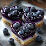 Amethyst Blueberry Lemon Curd Hearts Recipe