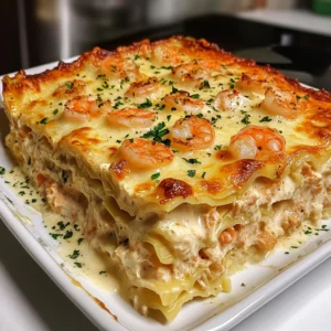 Creamy Shrimp and Crab Lasagna Recipe