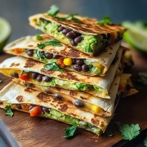 Delicious Black Bean and Avocado Quesadillas Recipe