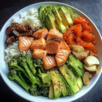 Delicious Salmon Power Bowl Deluxe Recipe