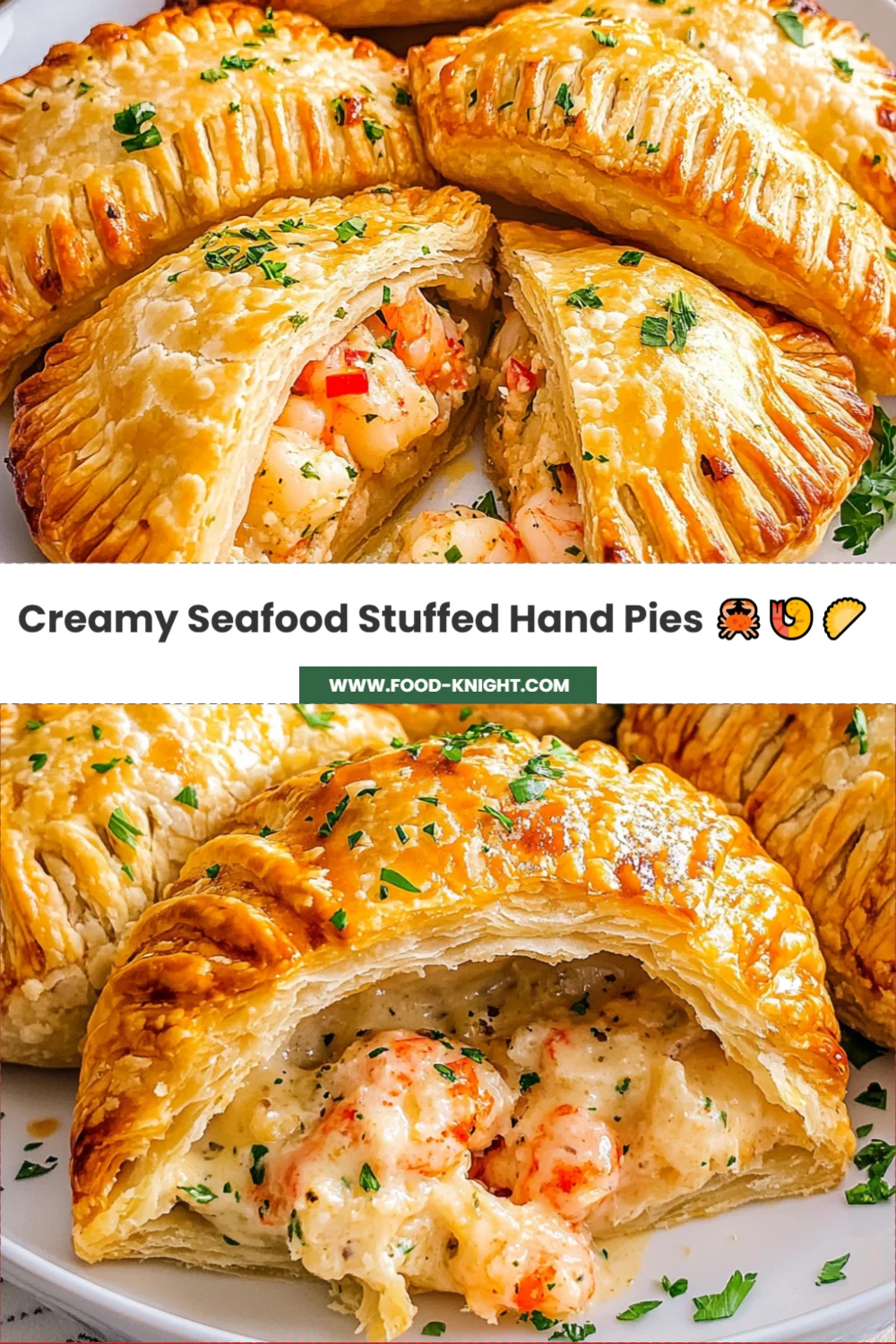 Deliciously Easy Creamy Seafood Stuffed Hand Pies Recipe