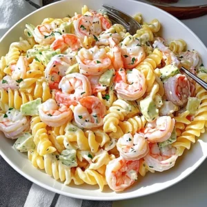 Deliciously Easy Creamy Shrimp Pasta Salad Recipe