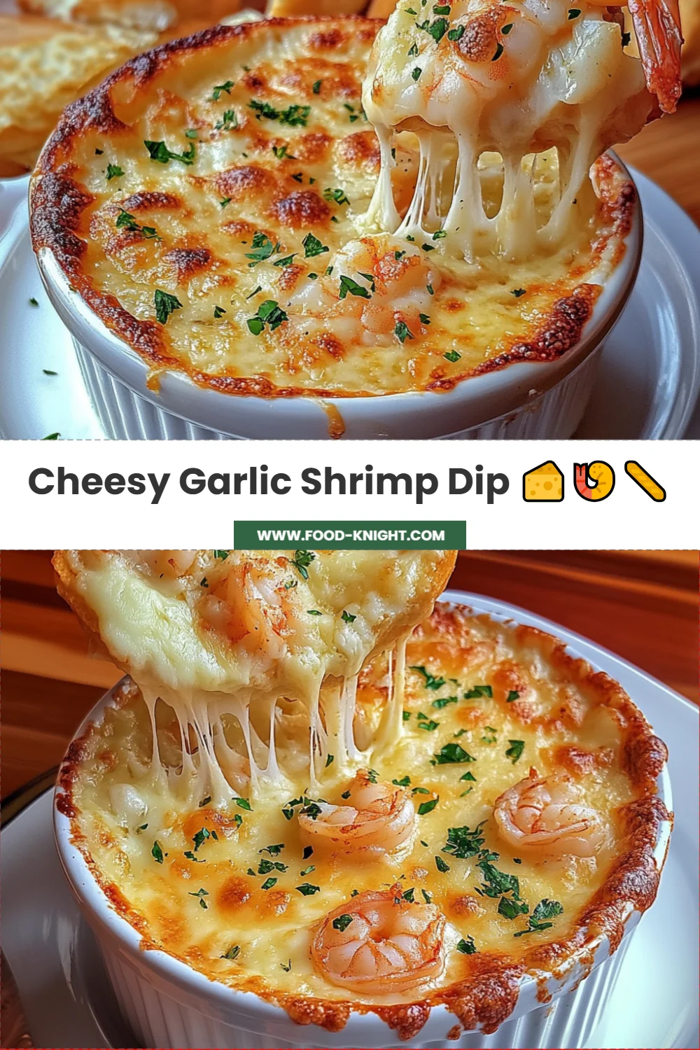 Delightfully Cheesy Garlic Shrimp Dip Recipe