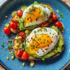 Double Poached Avocado Toast Deluxe Recipe (Your New Favorite Brunch!)
