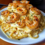 Garlic Butter Shrimp Alfredo Melt Recipe