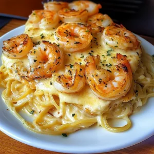 Garlic Butter Shrimp Alfredo Melt Recipe