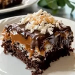 Heavenly German Chocolate Poke Cake Recipe