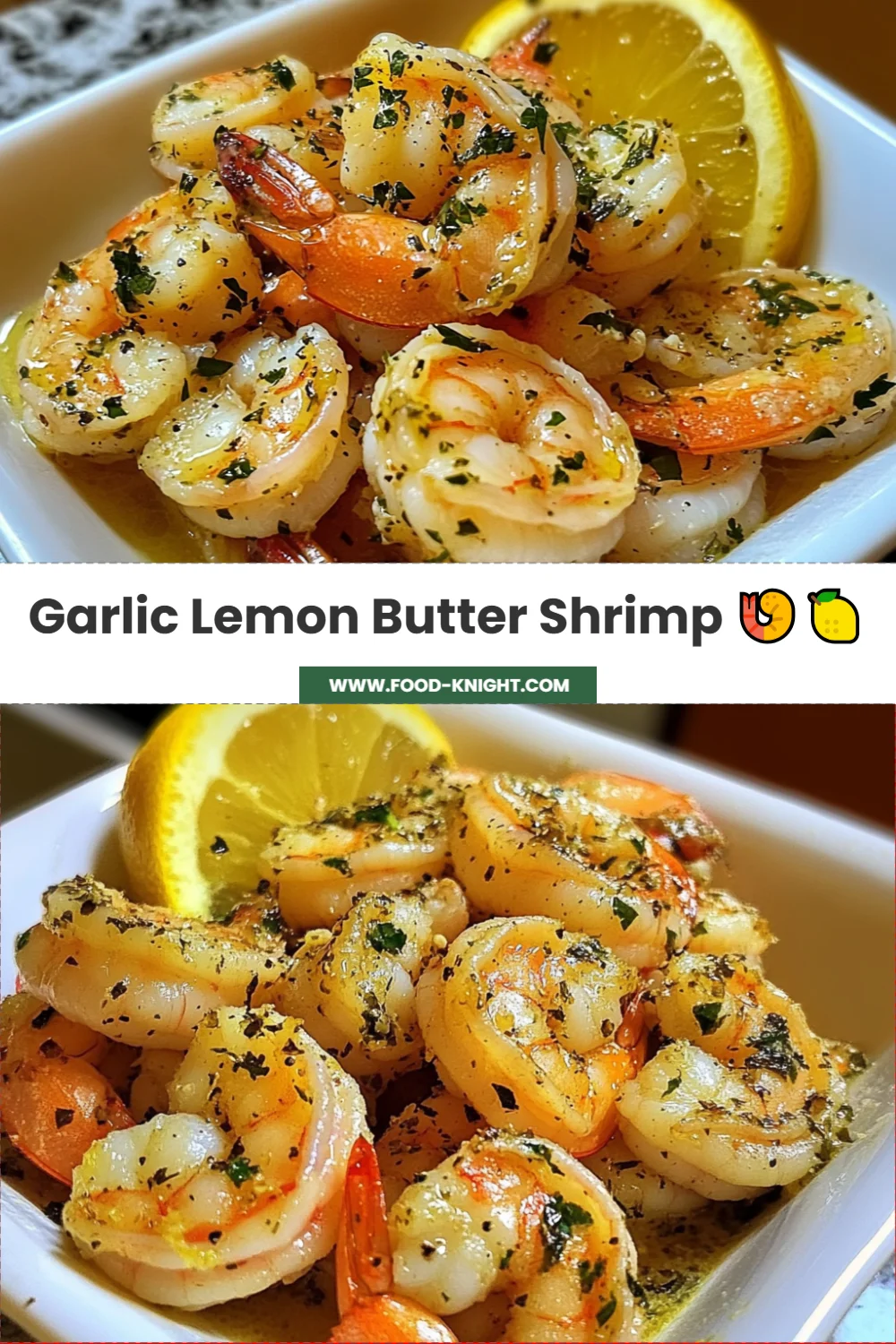 Quick and Easy Garlic Lemon Butter Shrimp Recipe