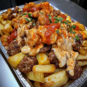 Cajun Surf & Turf Loaded Fries Recipe