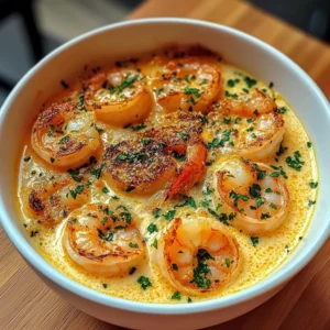 Creamy Garlic Butter Shrimp Soup Recipe