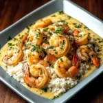 Creamy Garlic Shrimp and Rice Recipe (Quick and Easy!)