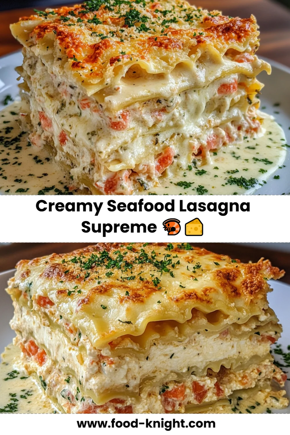 Creamy Seafood Lasagna Supreme Recipe