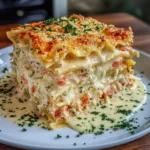Creamy Seafood Lasagna Supreme Recipe