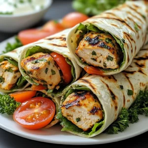 Delicious Greek Chicken Wraps Recipe