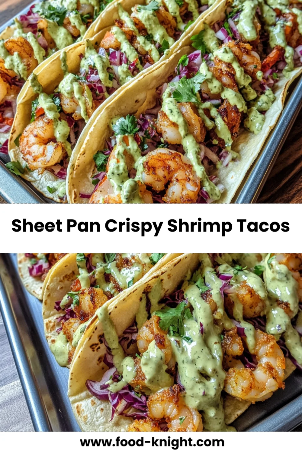 Delicious Sheet Pan Crispy Shrimp Tacos Recipe