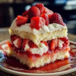 Delightful Strawberry Shortcake Earthquake Cake Recipe