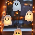 DIY Floating White Ghost Window Stickers Recipe