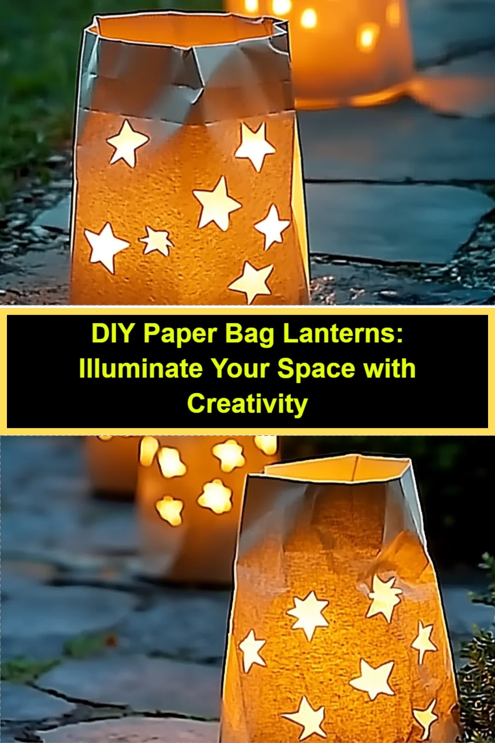 DIY Paper Bag Lanterns Recipe