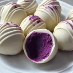 Easy Blueberry Buttercream Truffles Recipe