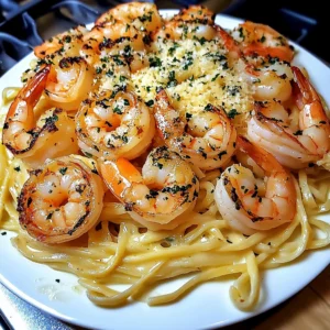 Garlic Parmesan Shrimp Alfredo Recipe (Quick and Creamy!)