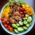 Grilled Chicken Rainbow Power Salad Recipe