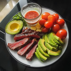 Keto Steak and Avocado Power Plate Recipe