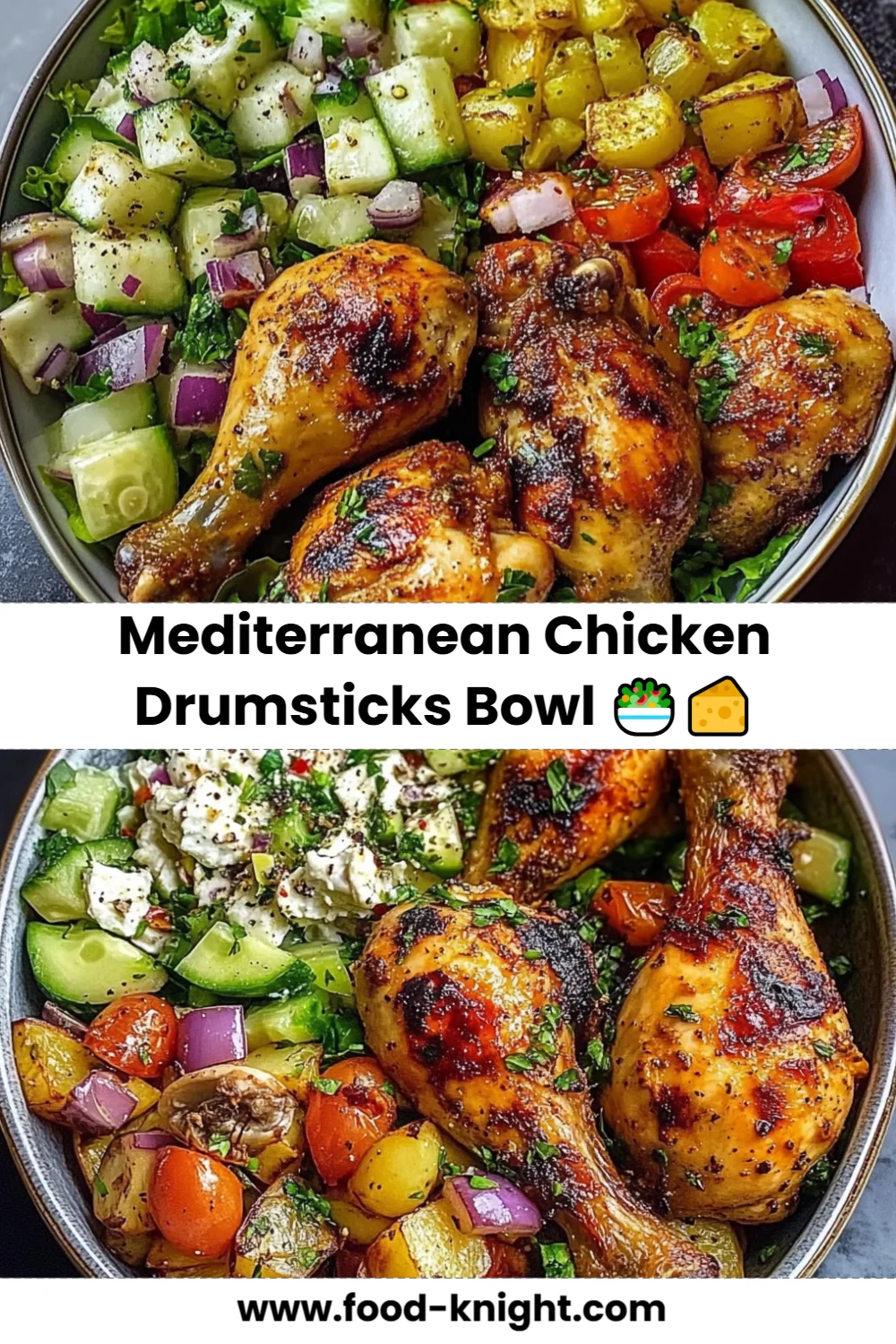Mediterranean Chicken Drumsticks Bowl Recipe