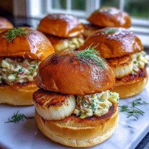 Sheet Pan Crispy Scallop Sliders Recipe with High-Protein Old Bay Crema