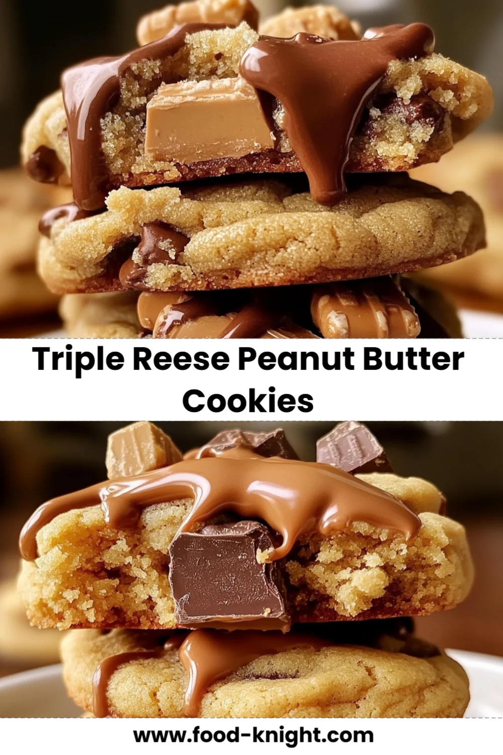 Triple Reese Peanut Butter Cookies Recipe