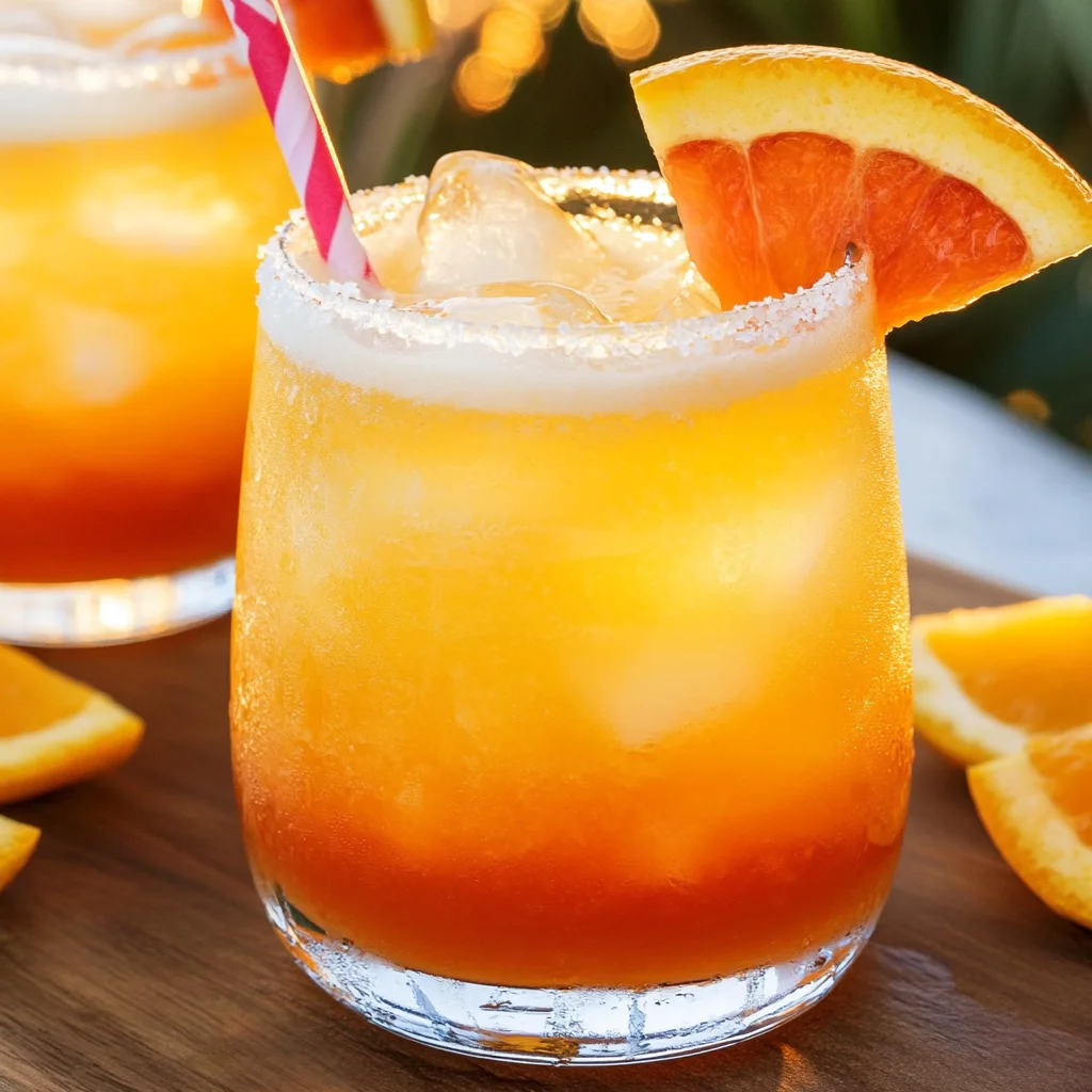 Tropical Sunset Cocktail Recipe (Easy and Refreshing!)