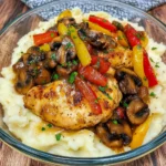 Ultimate Smothered Chicken over Creamy Mashed Potatoes Recipe