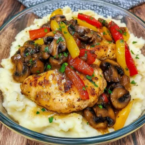 Ultimate Smothered Chicken over Creamy Mashed Potatoes Recipe