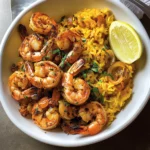 Ultimate Spiced Shrimp Bowl with Golden Turmeric Rice Recipe