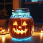 Baking Soda Glowing Pumpkin in a Jar Recipe
