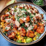 Cajun Shrimp Bowl with Garlic Parmesan Sauce Recipe