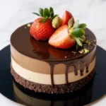 Chocolate Pistachio Strawberry Entremet Recipe (Heavenly Delight!)