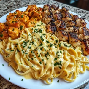 Creamy Garlic Butter Chicken Linguine Recipe