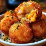 Crispy Shrimp & Corn Cheese Balls Recipe