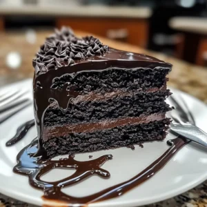 Decadent Black Velvet Cake Recipe With Dark Chocolate Ganache