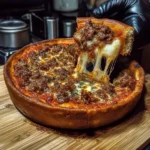 Deep Dish Meat Lovers Pizza Recipe (Cheesy & Hearty!)