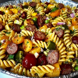 Deliciously Easy Italian Sausage Pasta Salad Recipe