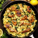 Deliciously Easy Lemon Chicken Orzo Recipe