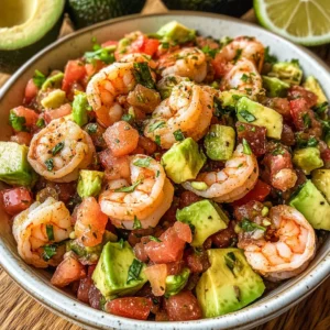Deliciously Fresh Chunky Shrimp Avocado Salsa Recipe