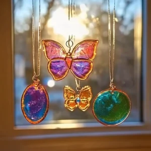 DIY Glue Suncatchers Project (Brighten Your Home!)
