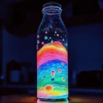 DIY Rainbow Glow Lava Lamp Recipe