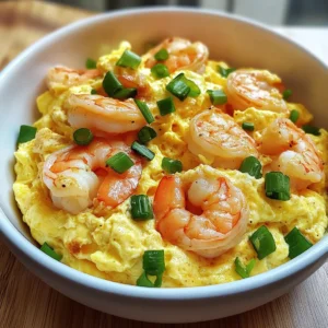 Fluffy Shrimp & Scallion Scrambled Eggs Recipe