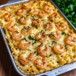Garlic Shrimp Scampi Pasta Bake Recipe