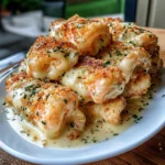 Handheld Creamy Shrimp Alfredo Rolls Recipe