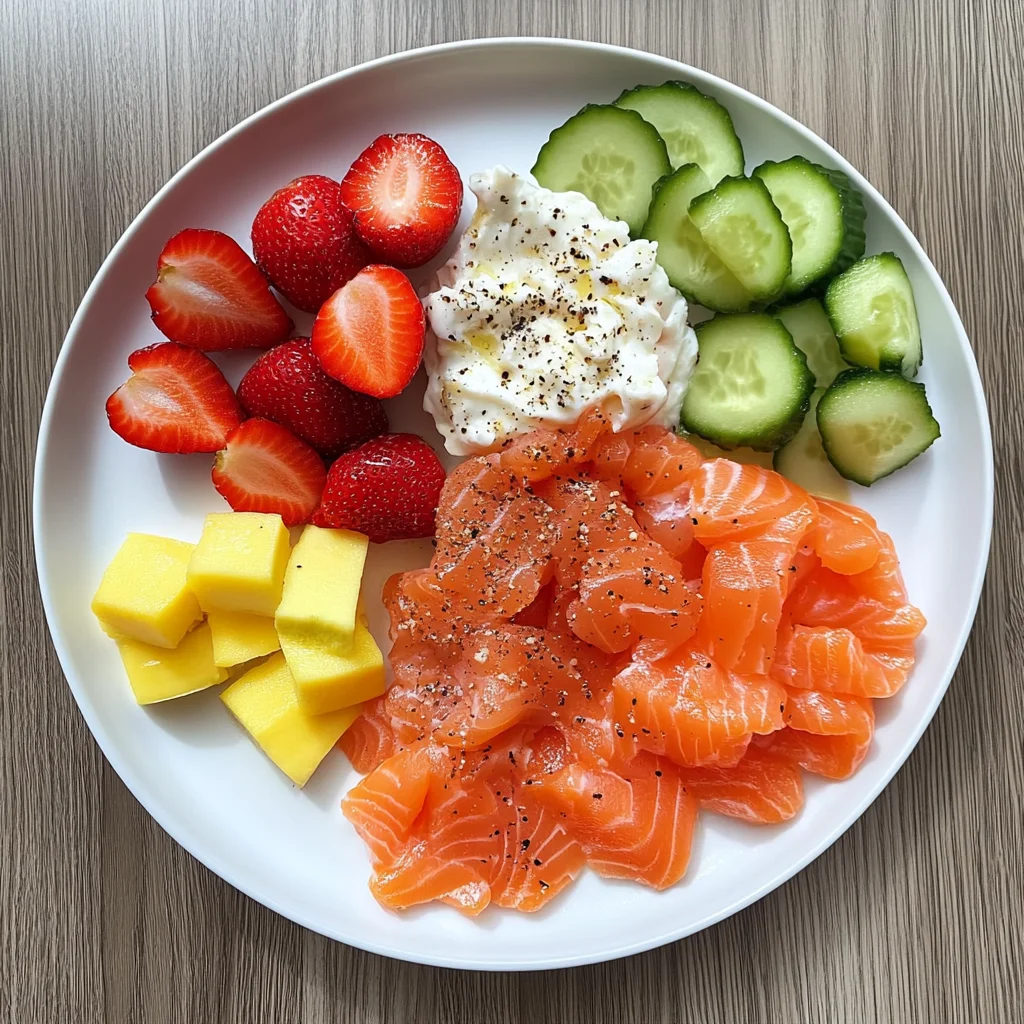High-Protein Smoked Salmon Breakfast Plate Recipe