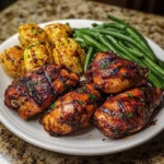 Smoky Grilled Chicken Dinner Plate Recipe